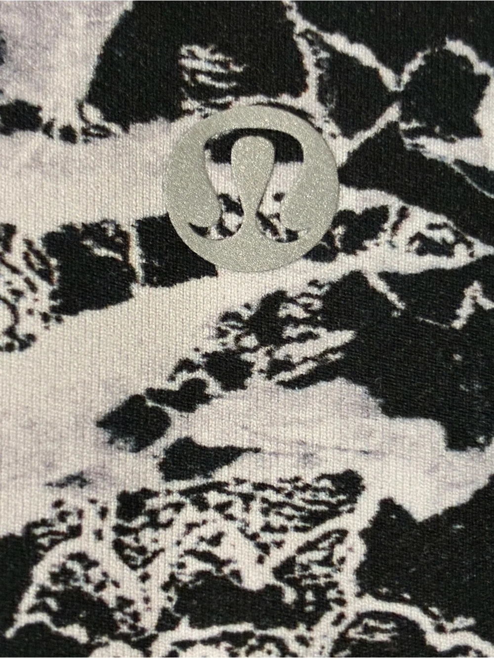 Lululemon Wunder Under Hi-Rise Tight Sz 4 Interlaced Starlight Black White Gray